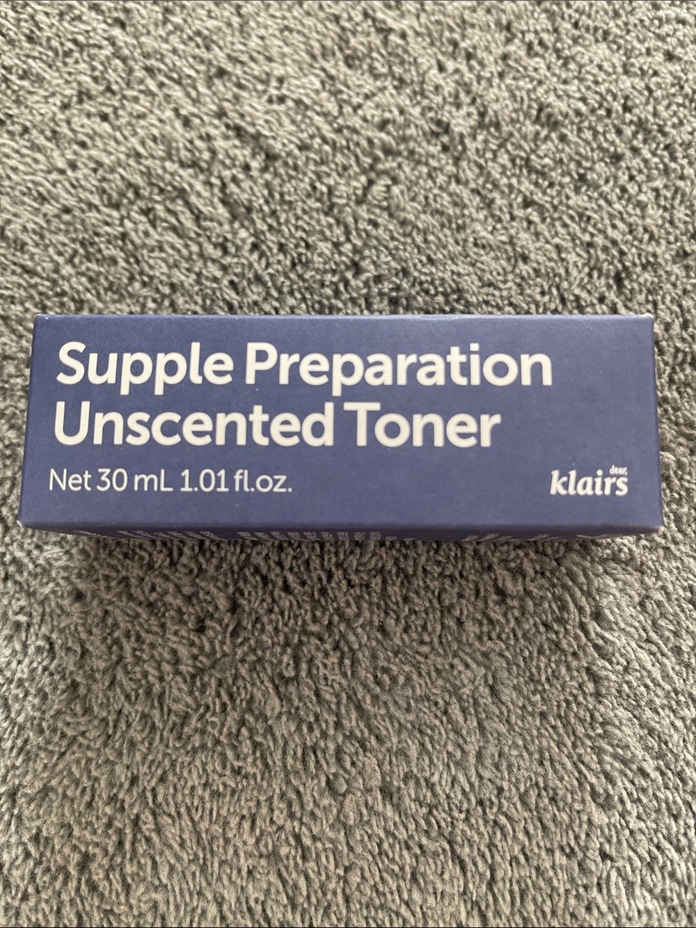 Klairs Supple Preparation Unscented Toner - Navy Blue Box
